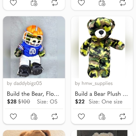 Gently used Build a bear camo bear great condition - Picture 2 of 5